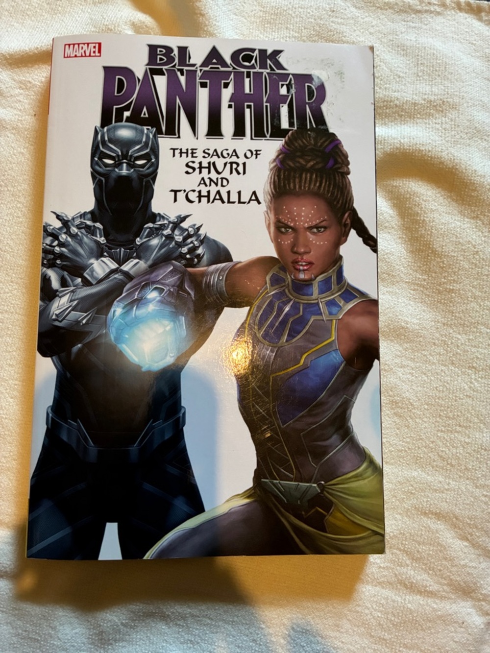 Marvel Black Panther Featuring Shuri & T'Challa - Blue, Black & Purple Cover